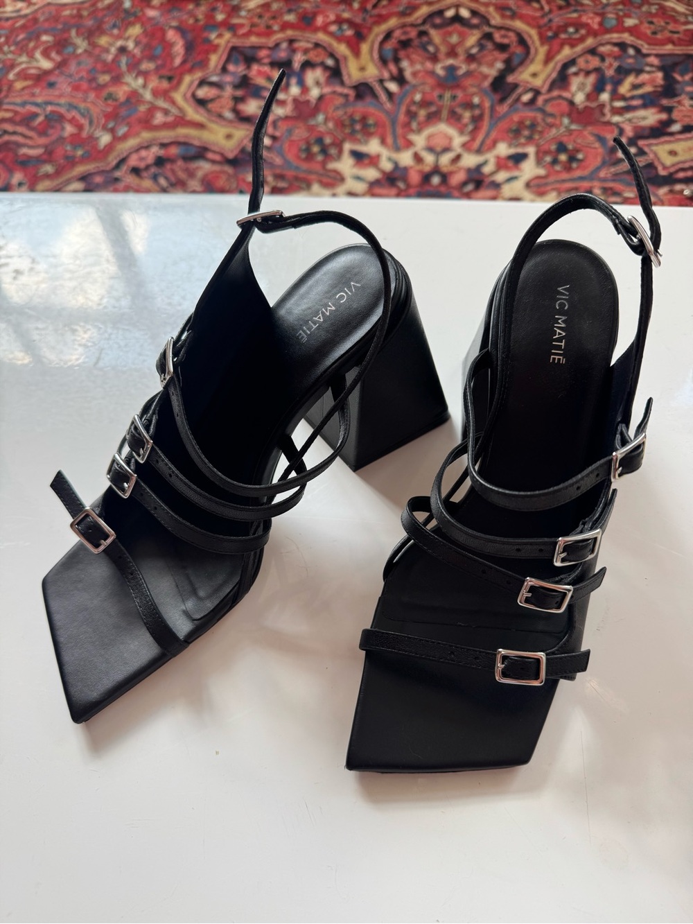 Vic Matie Block Heel Sandals